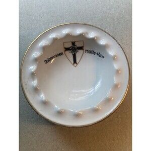Hotel Ashtray Coat of Arms Bavaria Ostpreussan Hutte Vintage German EUC Dish